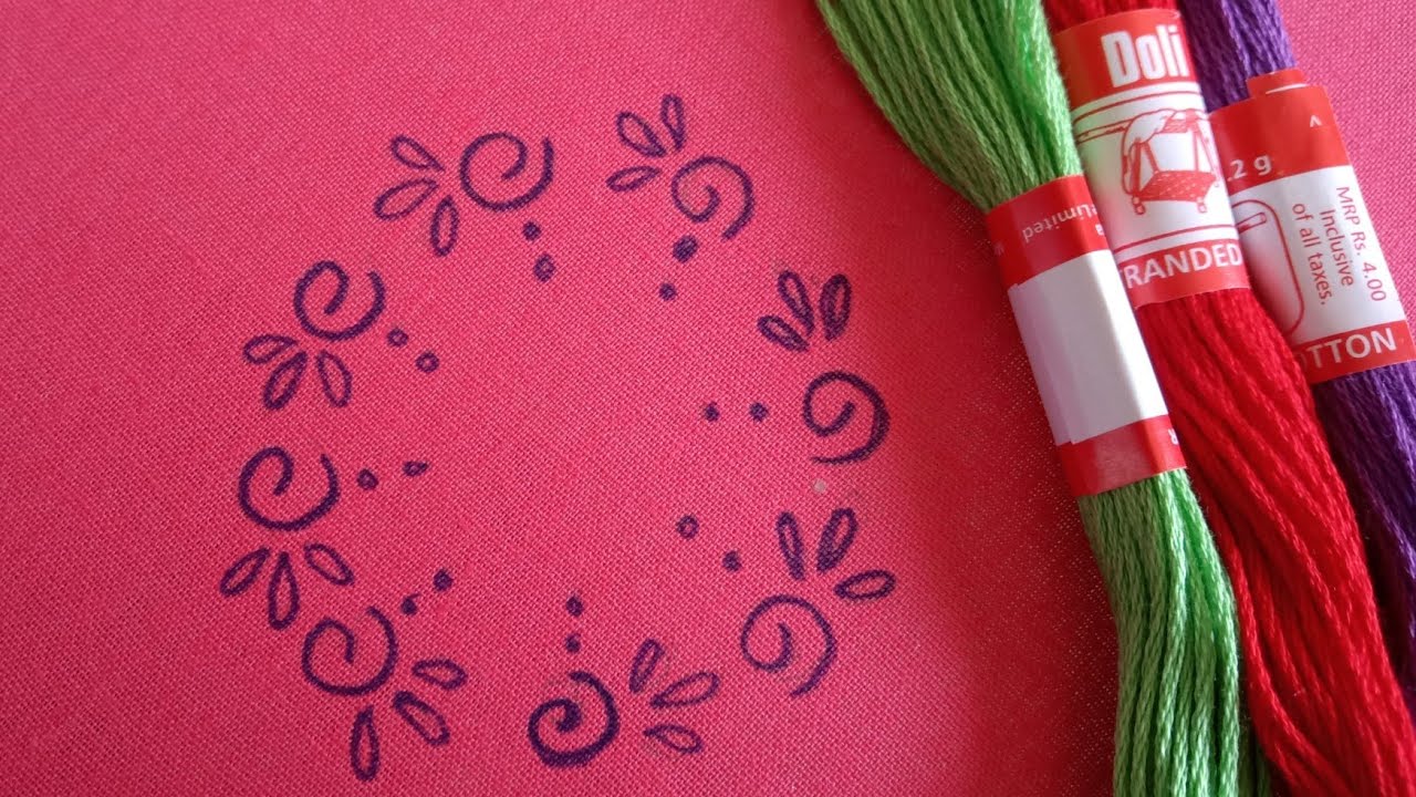 All over Design Latest Stitch by Hand Embroidery, আধুনিক ফুলকারি ডিজাইনে জামায় নকশা সেলাই