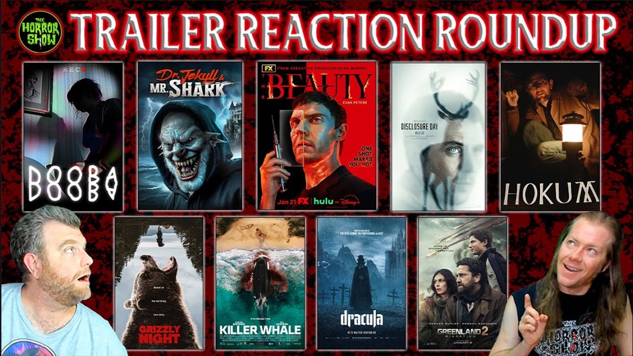 Trailer Reaction Roundup - HOKUM; DISCLOSURE DAY; DRACULA 2026; GREENLAND 2; KILLER WHALE