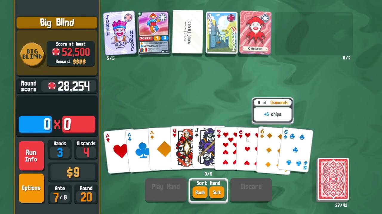 balatro Chips only (red stake)