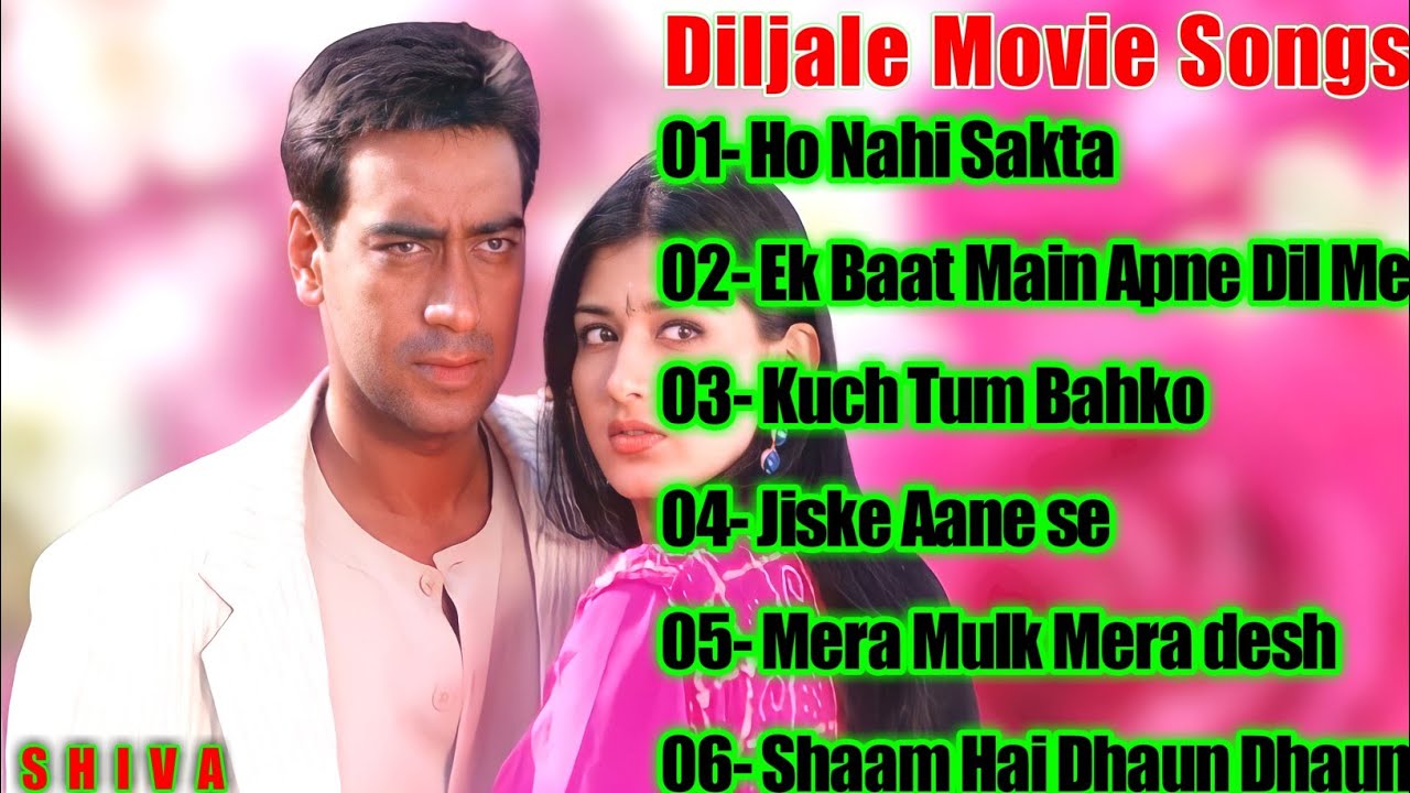 Diljale Movie Full Songs | Ajay Devgn, Sonali Bendre | Jukebox