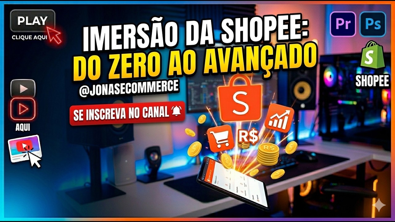 IMERSÃO SHOPEE - Tudo que você precisa saber para iniciar suas vendas na Shopee e obter resultados