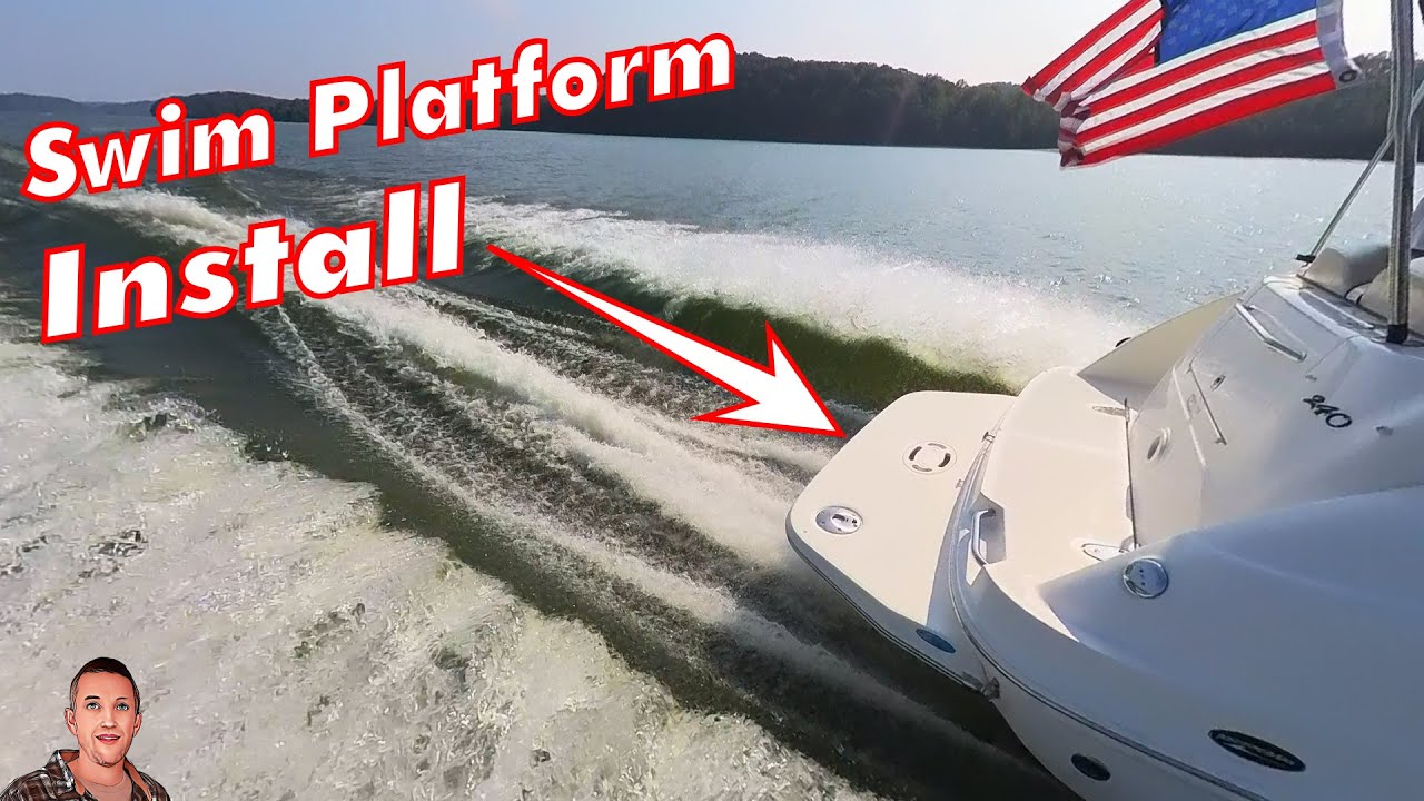 Boat Swim Platform Install
