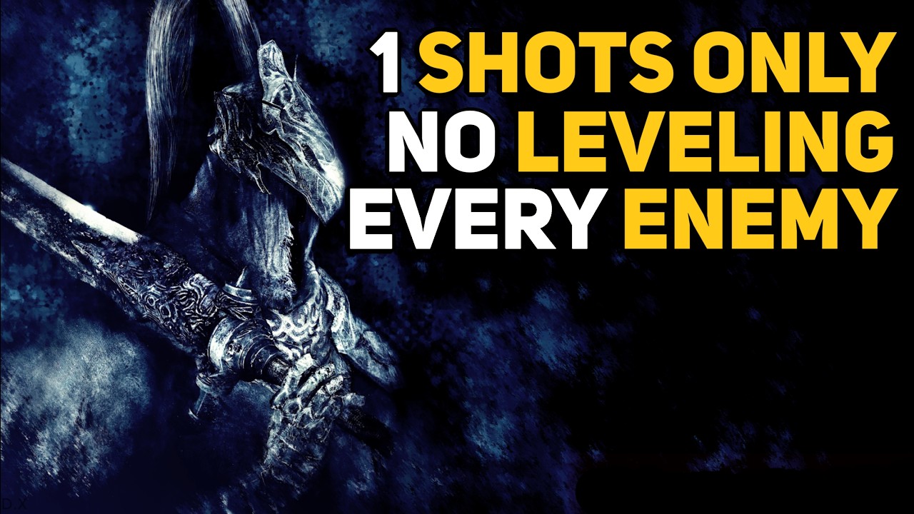 1-Shotting EVERY ENEMY in Dark Souls At Level 1
