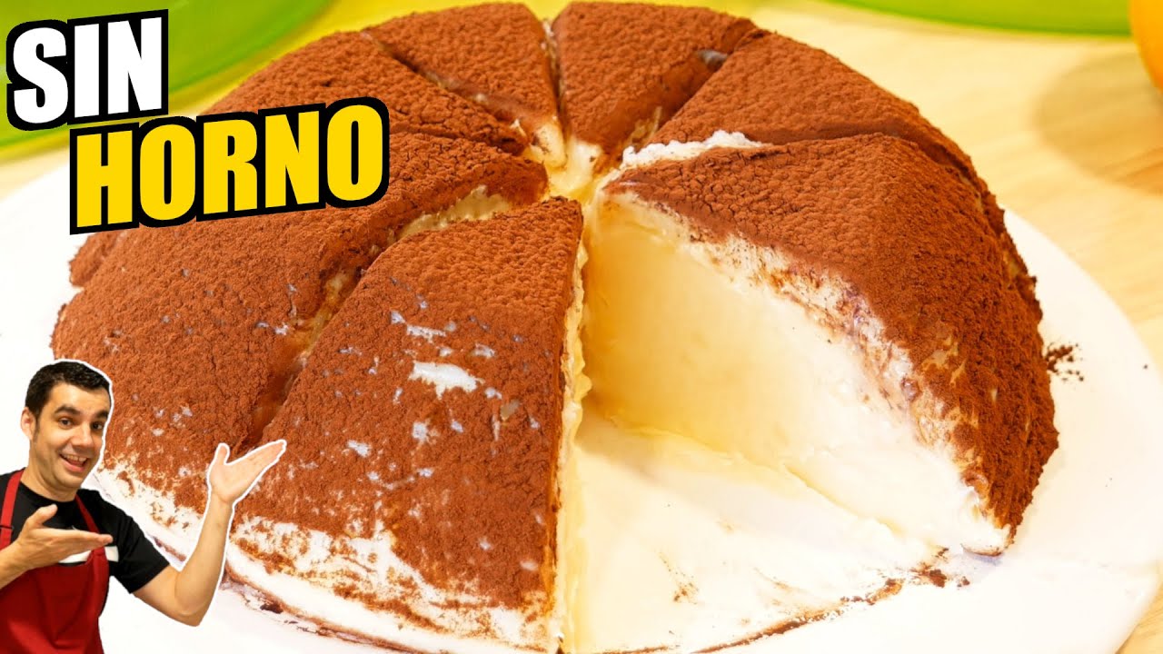 El postre más fácil y rápido del mundo: sin horno, sin trigo y con 4 ingredientes 🥄👩‍🍳