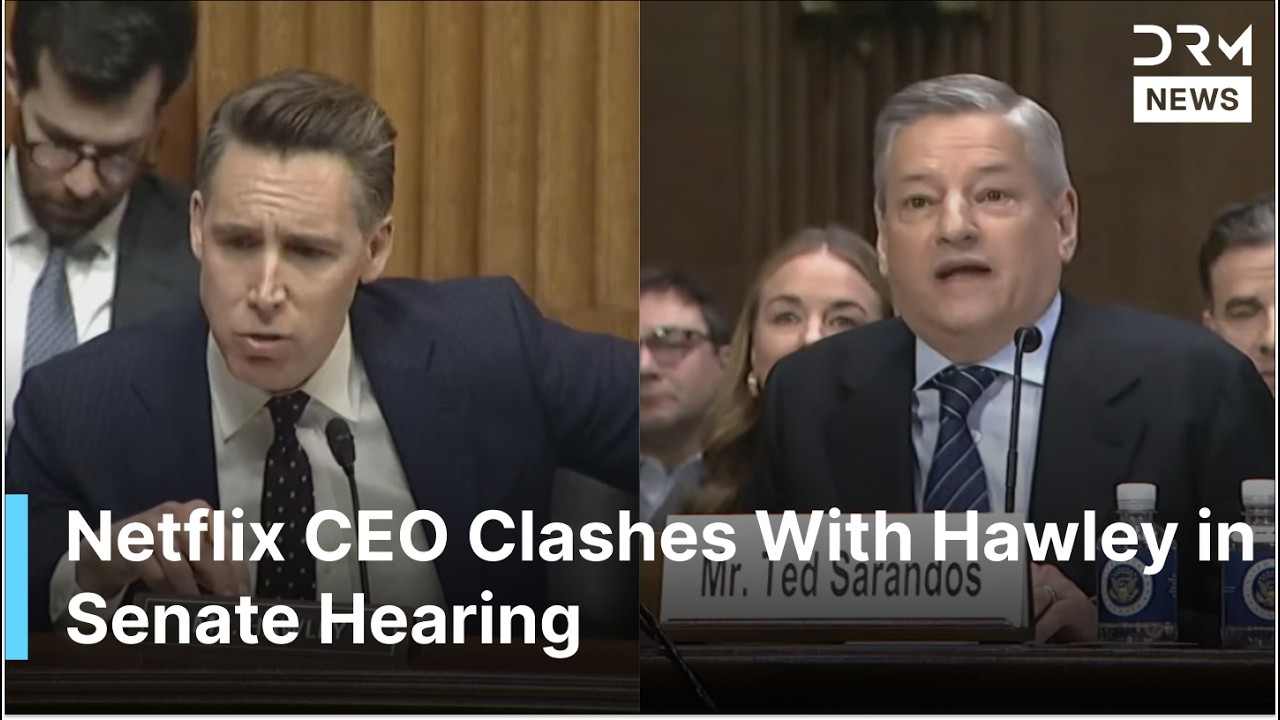 “No Political Agenda”, Sen. Hawley Confronts Netflix CEO Over Kids’ Content in Heated Hearing | AC1G