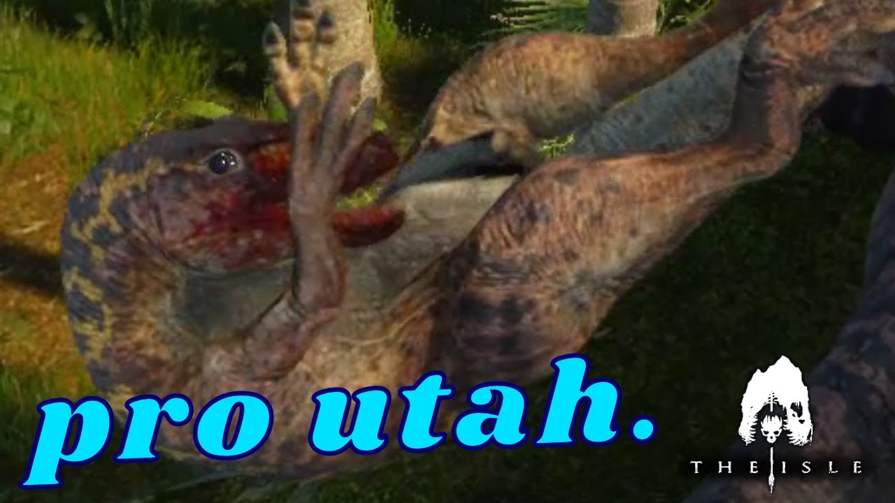 incredibly skillful utahraptor gameplay- The Isle