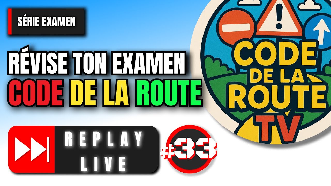 LIVE QUIZ CODE DE LA ROUTE 🚦 | La dernière révision en live ! #33