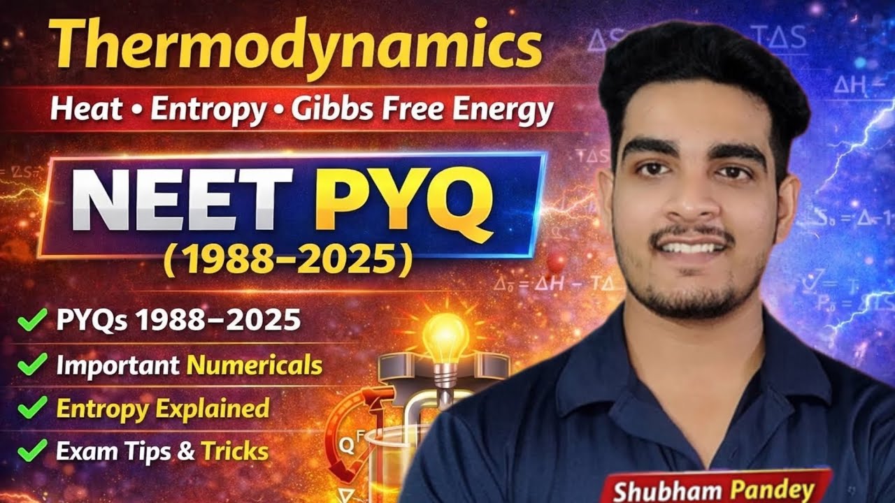 Термодинамика NEET PYQ 🔥 1988&ndash;2025 | Все вопросы