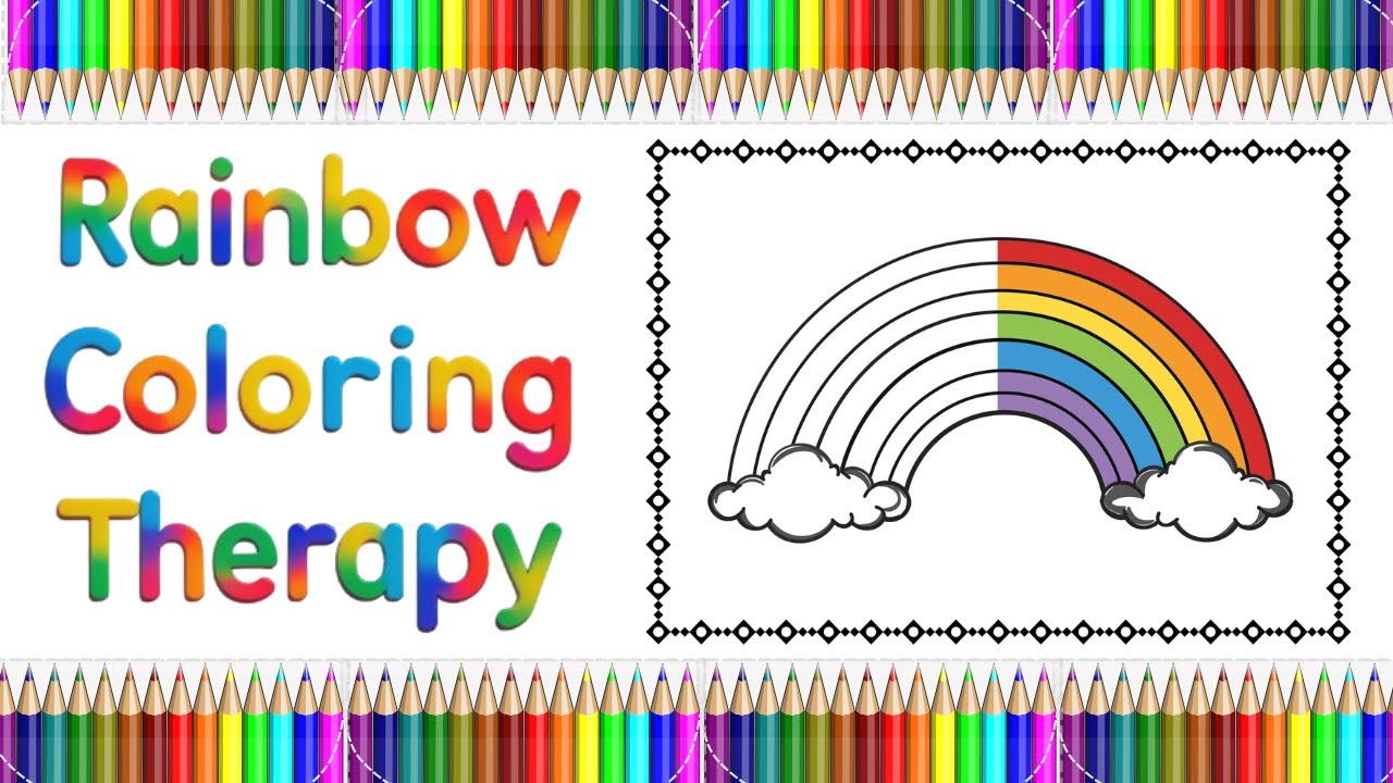 Rainbow Coloring Therapy: A Relaxing ASMR Art Tutorial for Stress Relief & Mindfulness