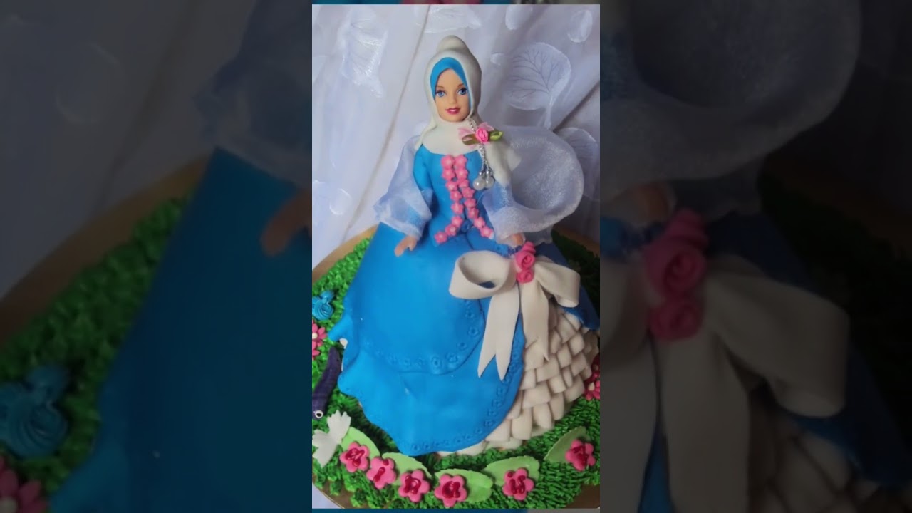 Hijab princess cake design