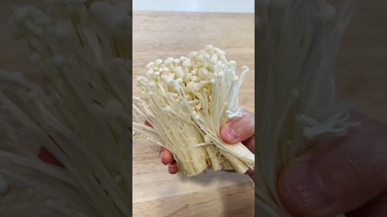Соевый соус с чесноком и грибами эноки 🍄🧄 #шорты