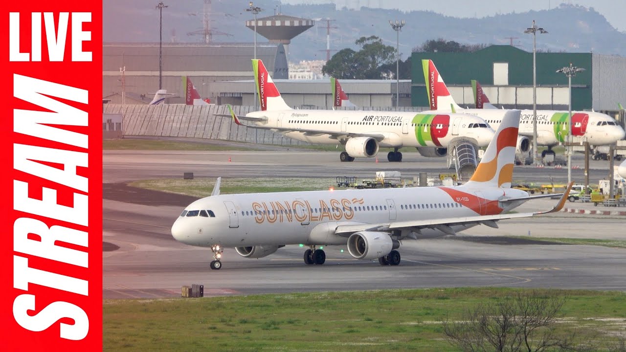 🔴 Lisbon Airport LIVE Plane Spotting