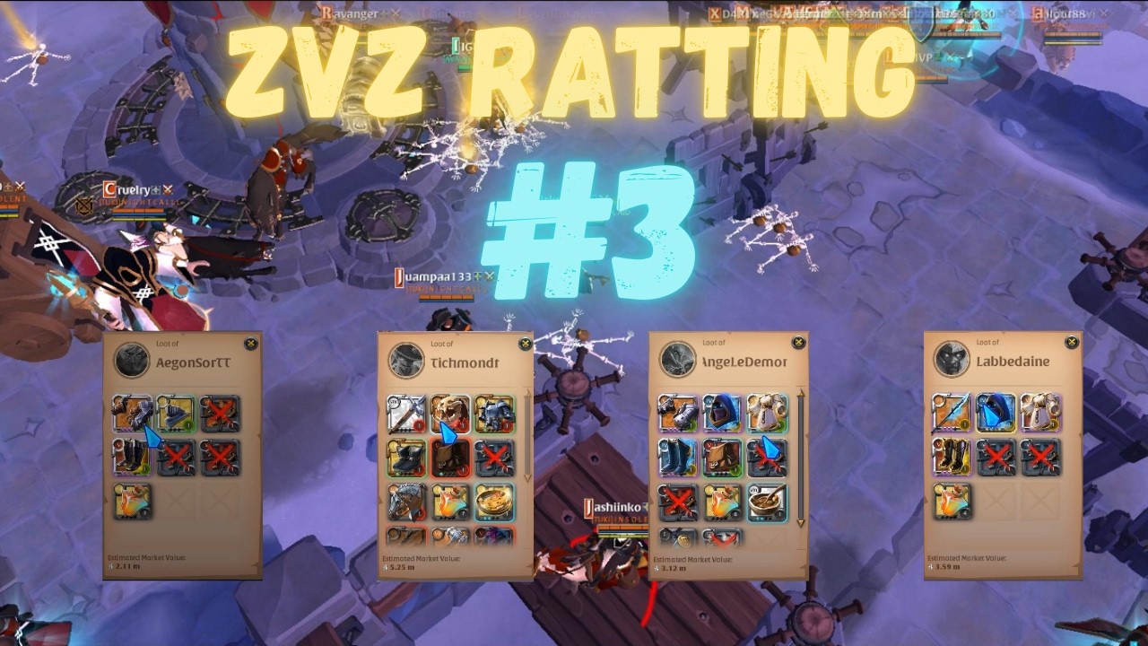 ZvZ Rat Compilation #3 | Sirius167 | Albion Online