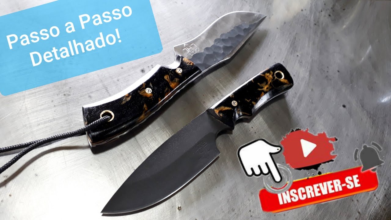 Como dar acabamento em cabos de micarta