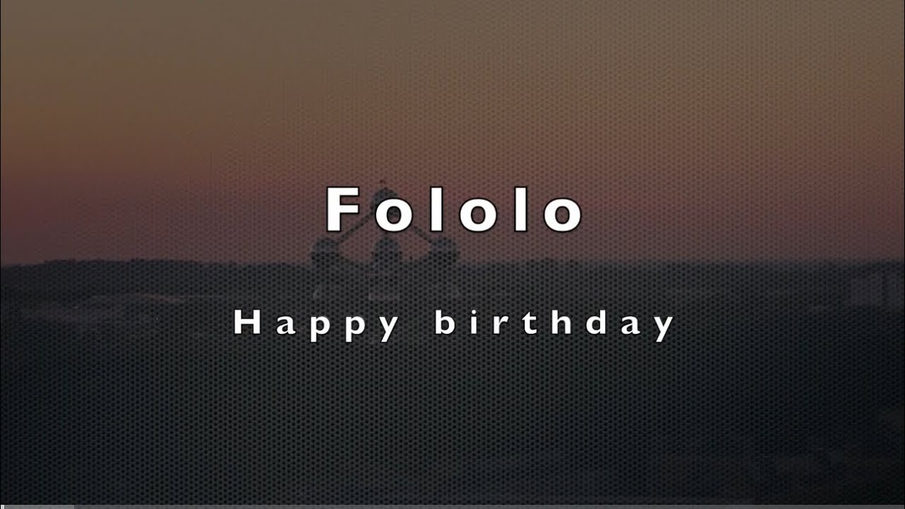 Fololo Anniversaire 🎁 