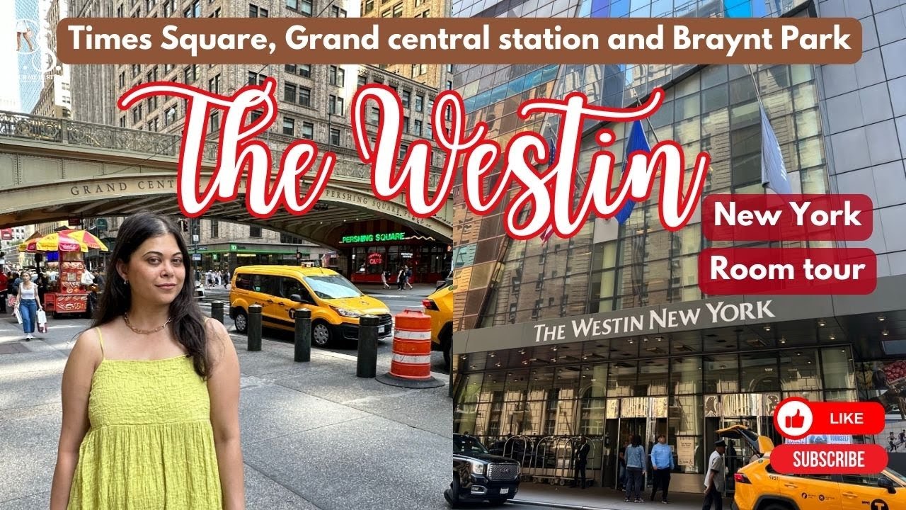 Westin Times Square New York Room Tour - Exploring Grand central station, Bryant park & Times square