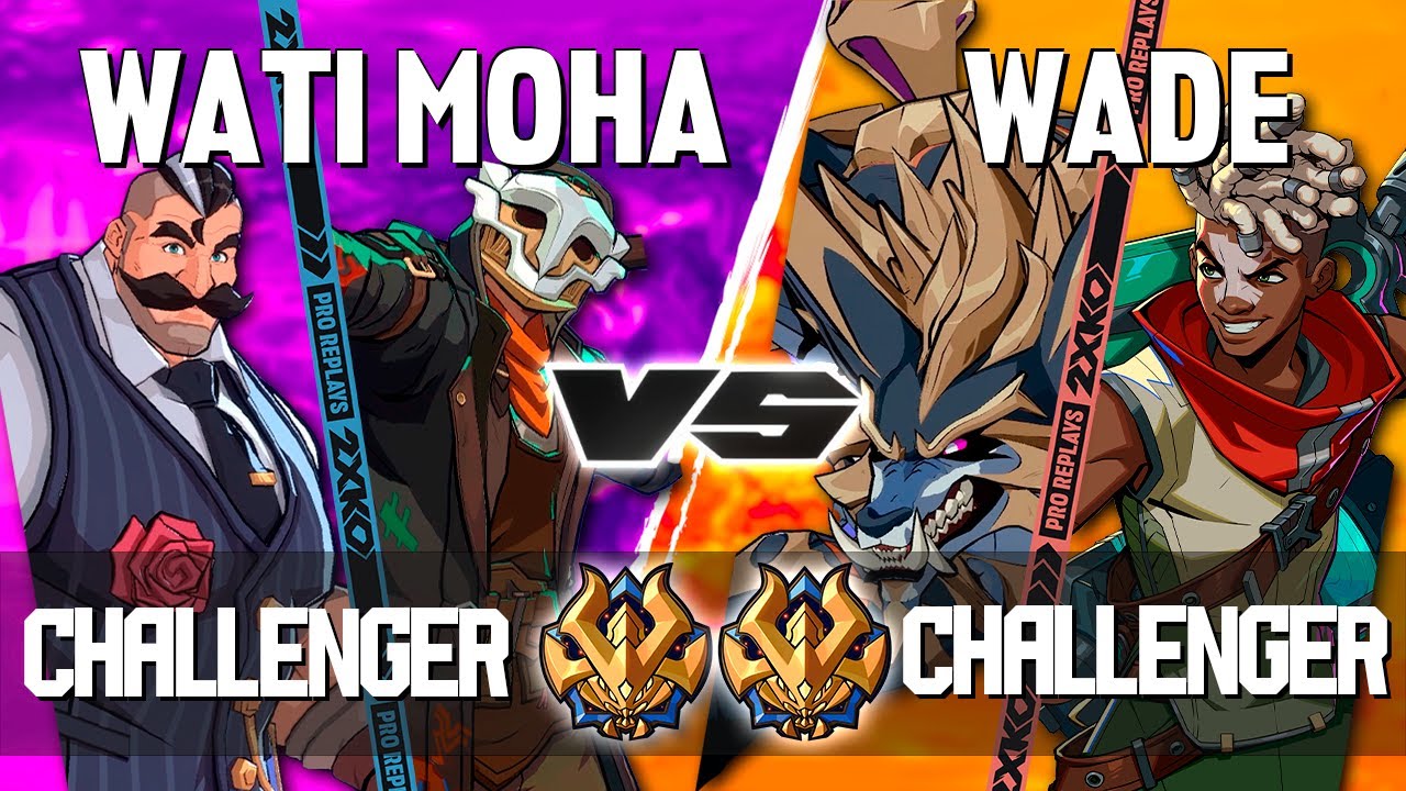 2XKO ▰ WATI MOHA (Ekko-Braum) vs WADE (Warwick-Ekko) ▰ 2XKO Pro level replays