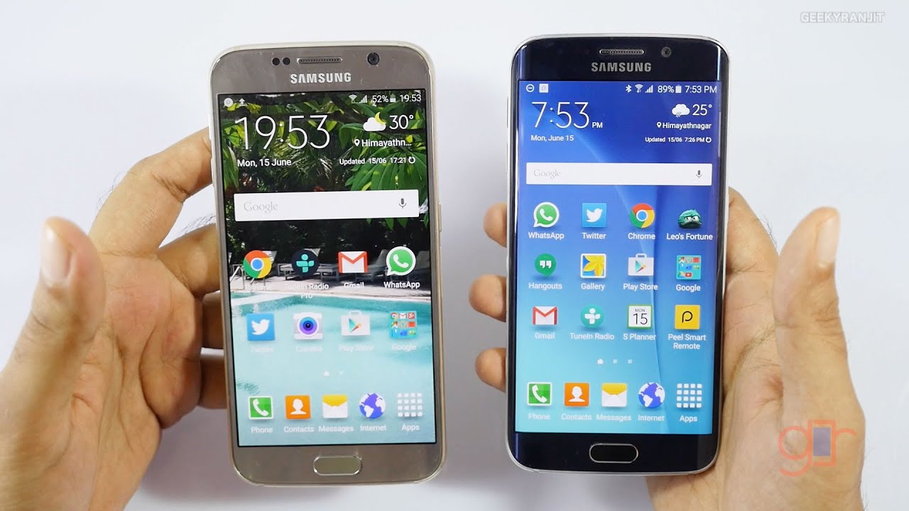 Samsung Galaxy S6 vs Galaxy S6 Edge which one is better for you