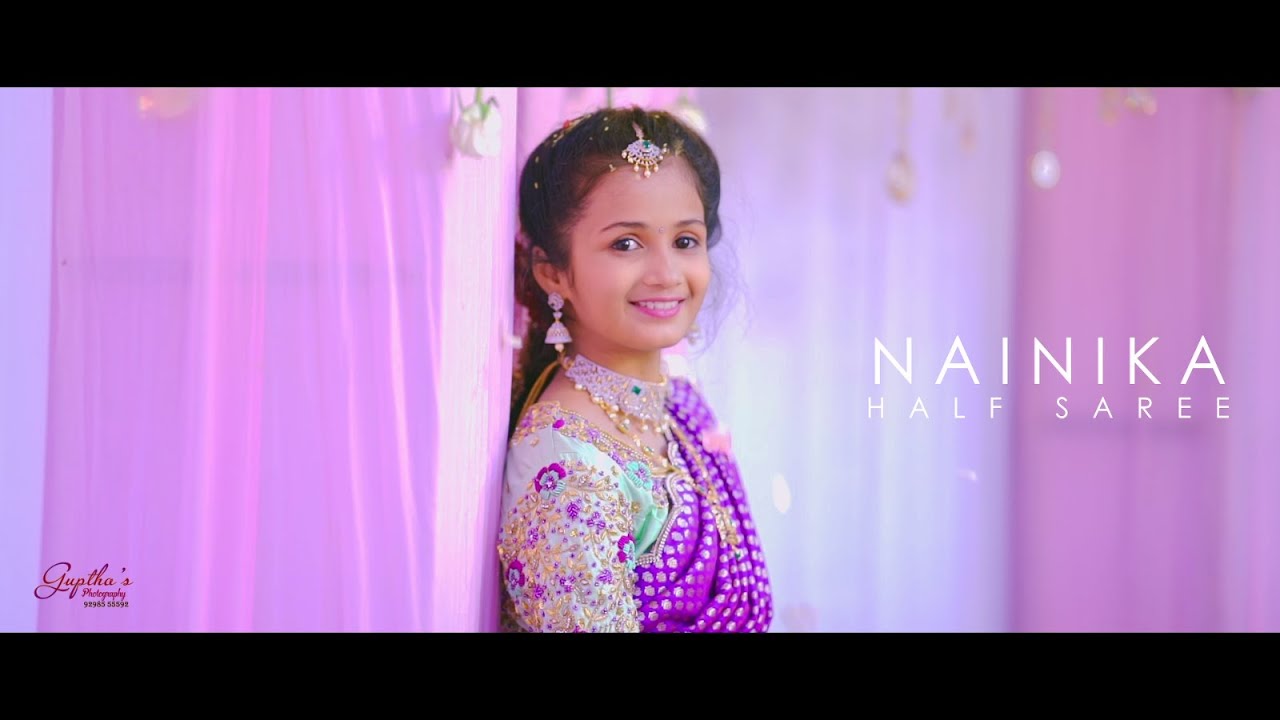 NAINIKA'S HALF SAREE  TEASER | Gupthas Photography | SAI KIRAN