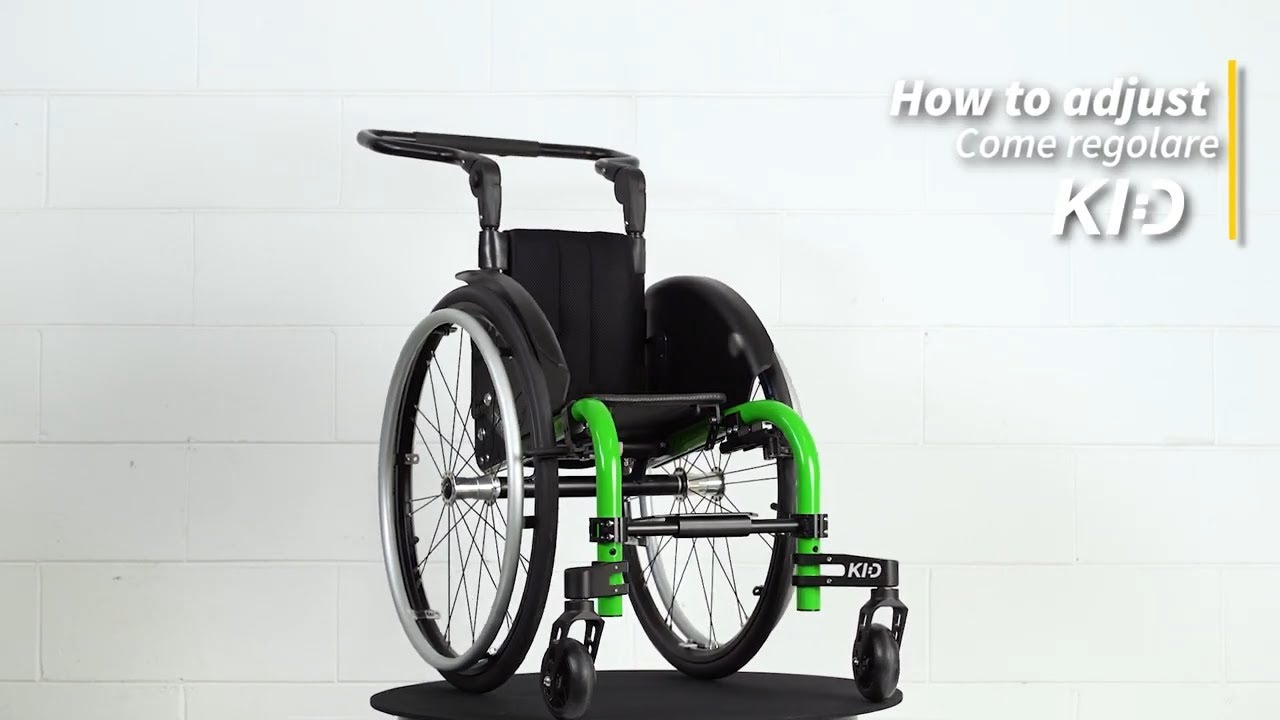 How to adjust Aria KID - pediatric wheelchair