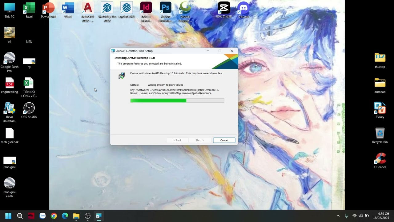 hướng dẫn cài arcgis 10.8 + file cài