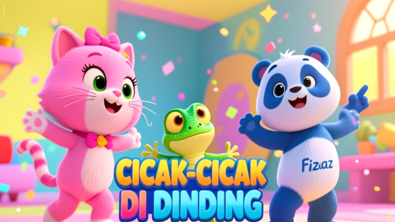 Lagu Anak | Cicak-Cicak di Dinding 🦎 | Lagu Anak Ceria | Baby Faaz