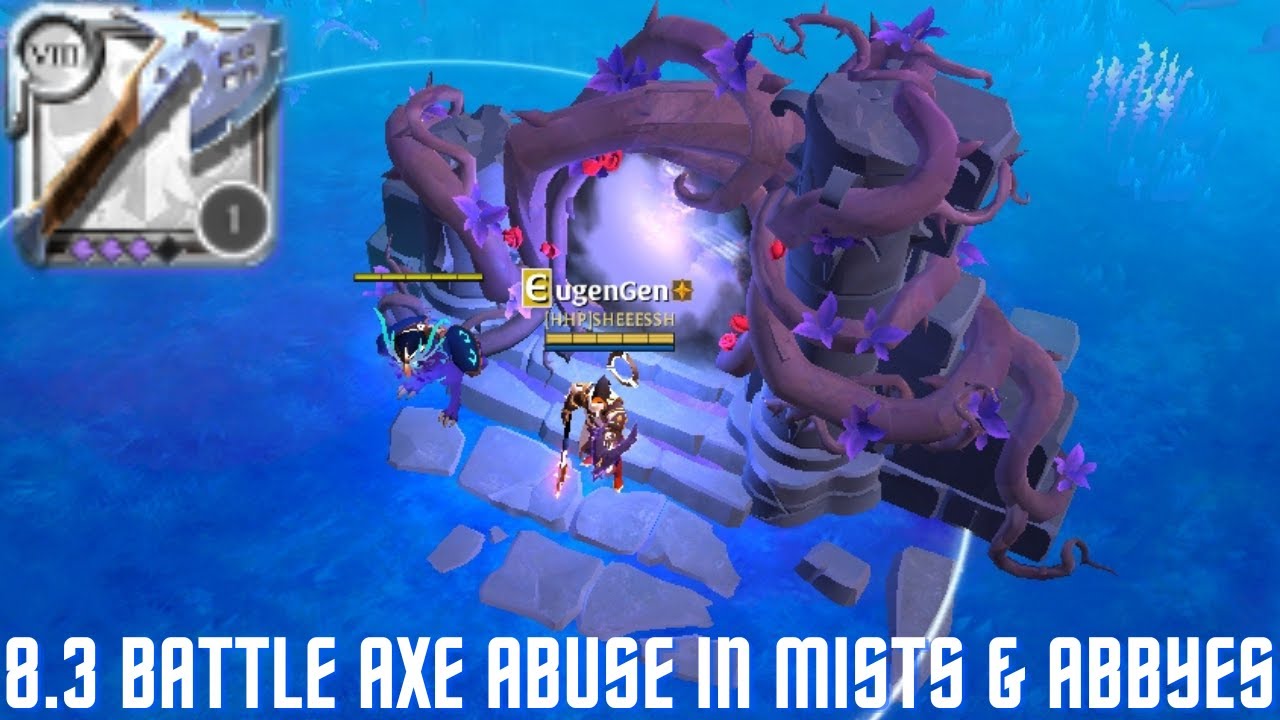 8.3 Battle Axe In Mists & Abbyes | Albion Online | 5m Silver Giveaway