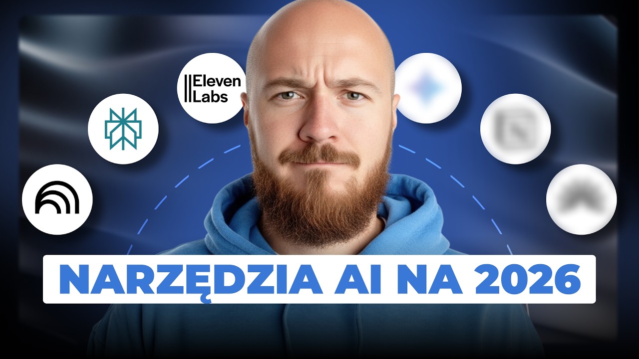 11 narzędzi AI, które MUSISZ ZNAĆ jeszcze przed 2026 rokiem (darmowe i płatne)