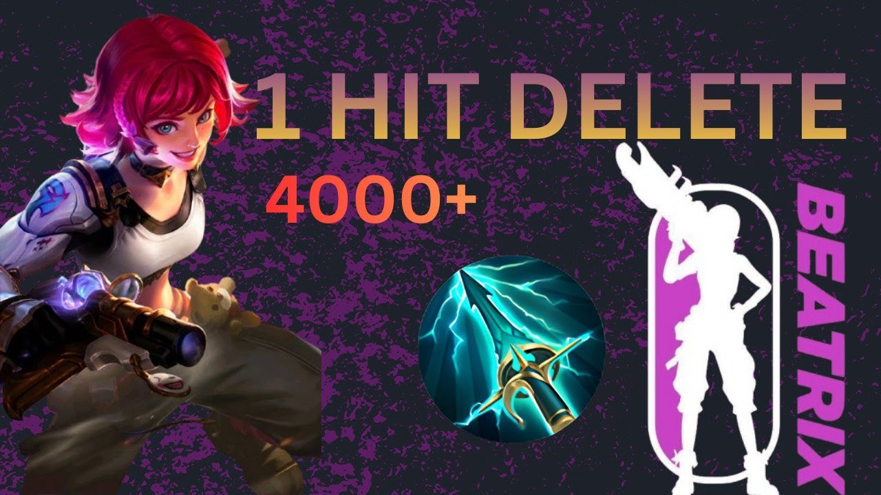 1 BULLET = 1 KILL 💀 | 100% Critical Damage Beatrix Build (MLBB)