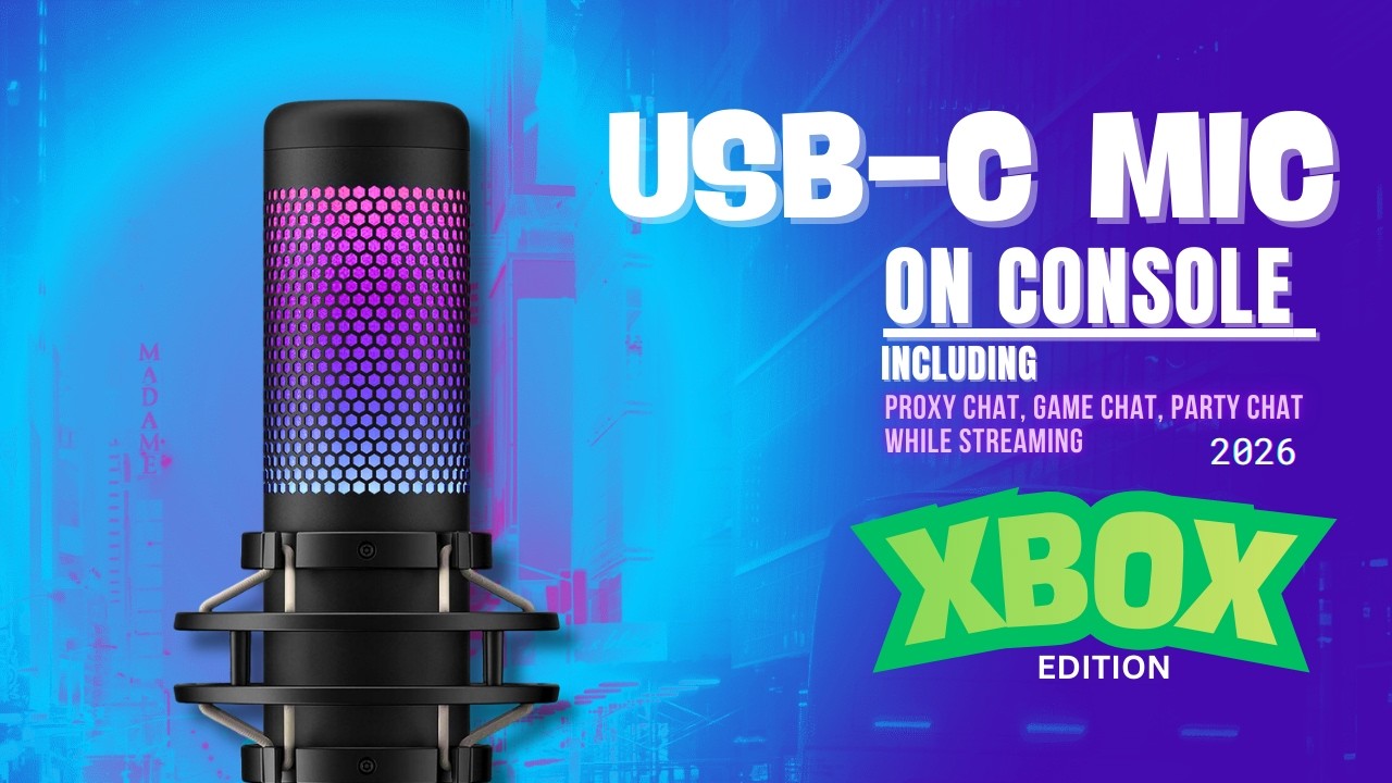 USB-C Mic w/ Console (ALL CHATS) and Streaming UPDATED BUILD 2026