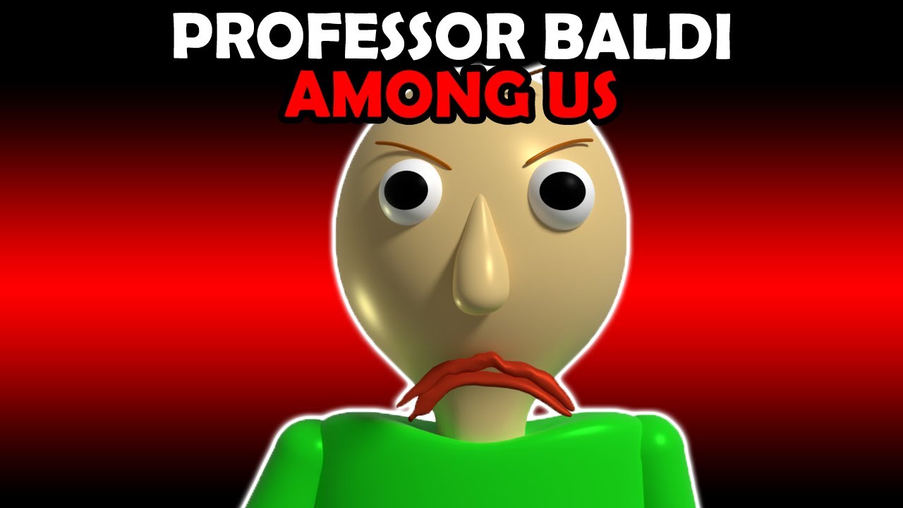 ME TRANSFORMEI no PROFESSOR BALDI no Among Us Mods