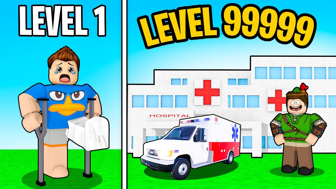 VIREI MÉDICO POR 1 DIA E CONSEGUI O MAIOR HOSPITAL DO ROBLOX!! (Hospital Tycoon)