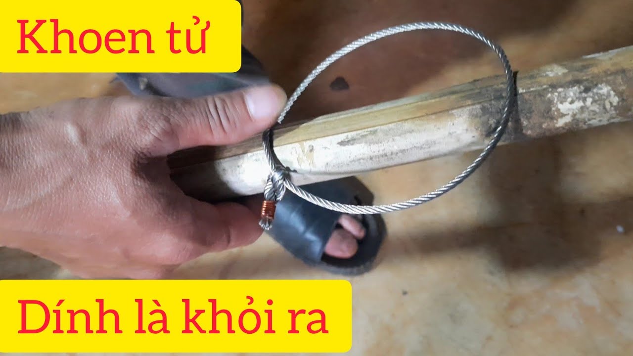 Cách làm dây bẫy thú rừng khoen tử,bẫy heo,nai,sơn dương