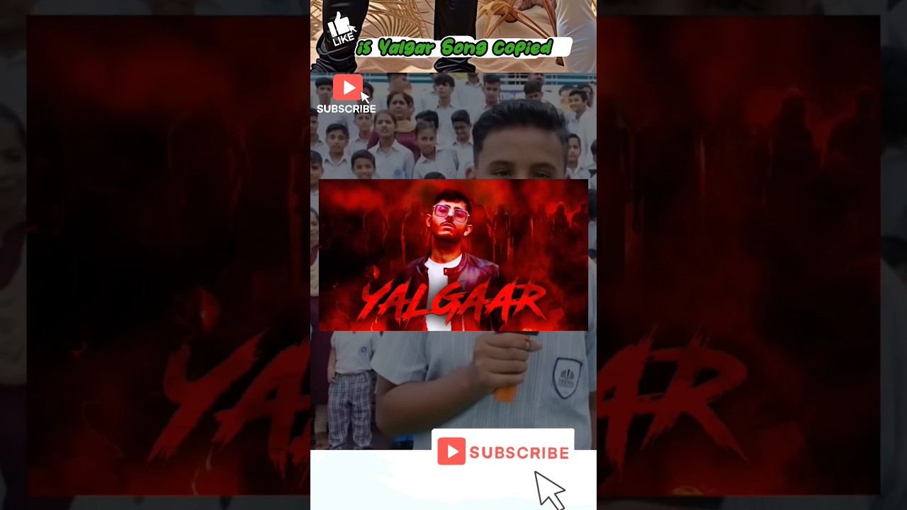 Carryminati Copied Yalgar Song From A Kid? #shorts