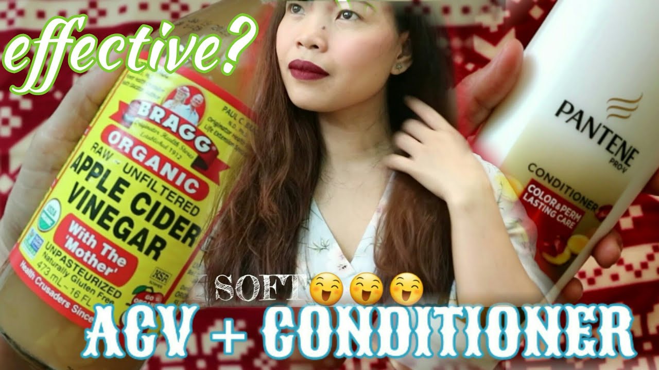 CONSUKA? APPLE CIDER VINEGAR + CONDITIONER \ DIY HAIR TREATMENT