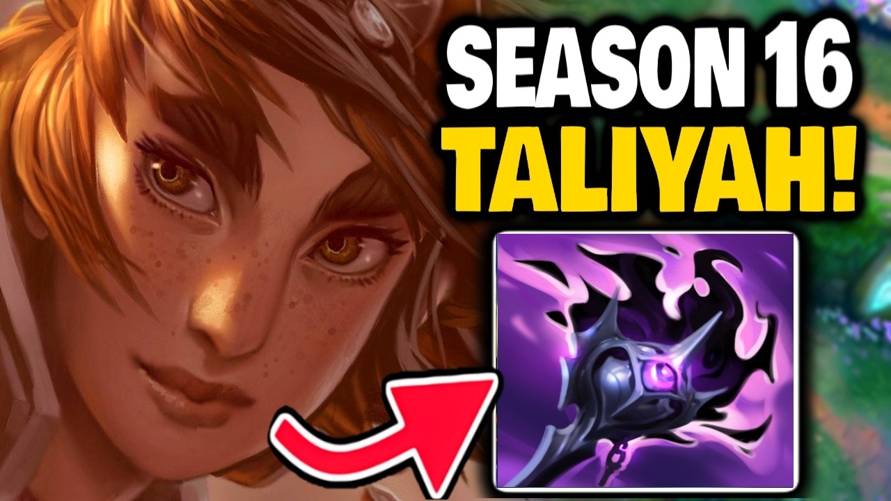HOW to TALIYAH jungle in SEASON 16!!!