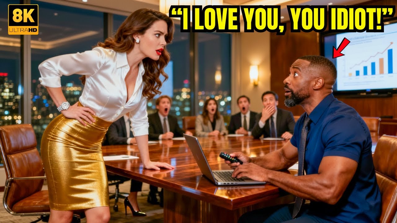 I Never Got My Boss’s Hints… Black Single Dad. Until One Day She Yelled in a Meeting, I Love You...