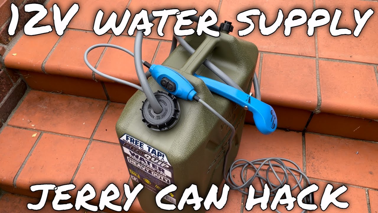 DIY How to make a 12V Water Supply Jerry Can Pump