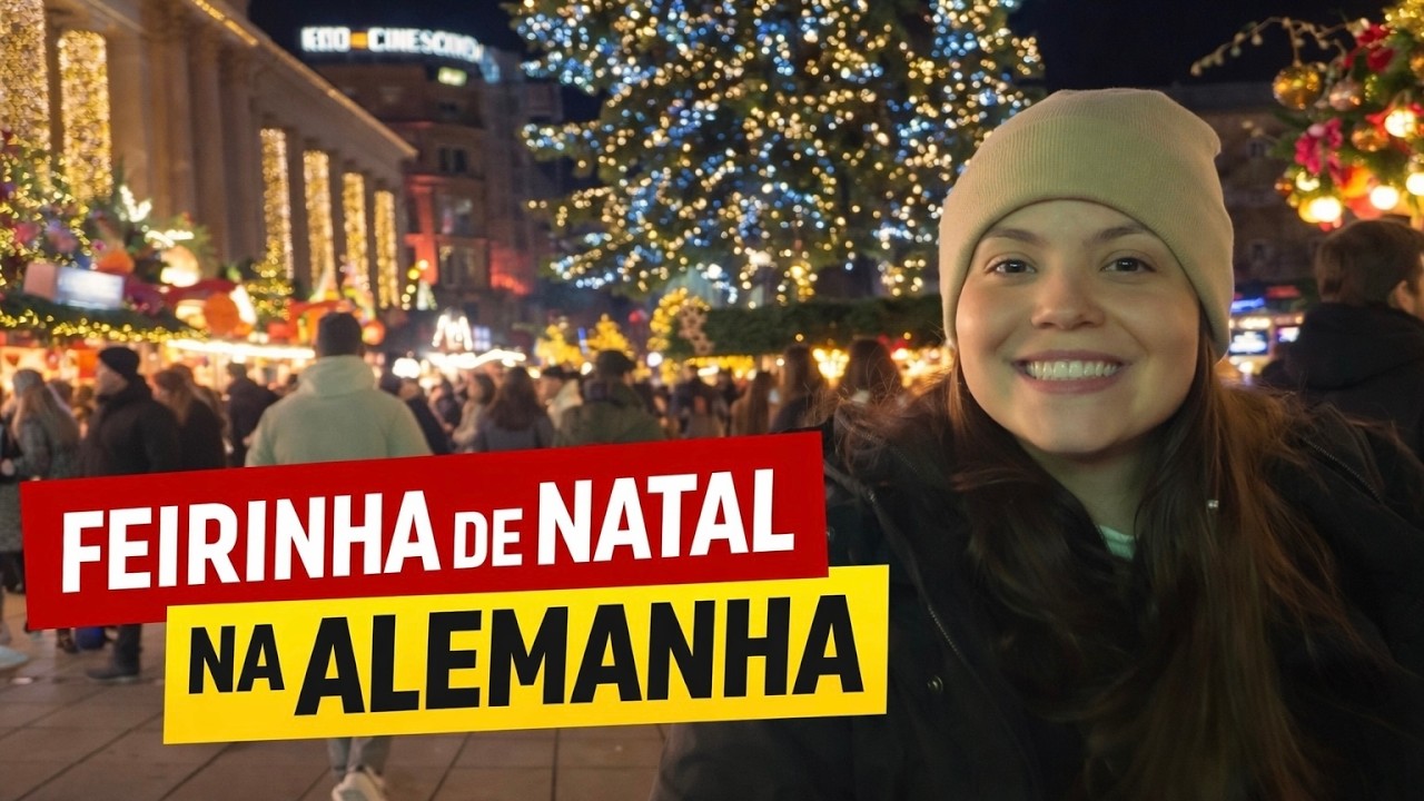 Feirinha de Natal na Alemanha | VLOG