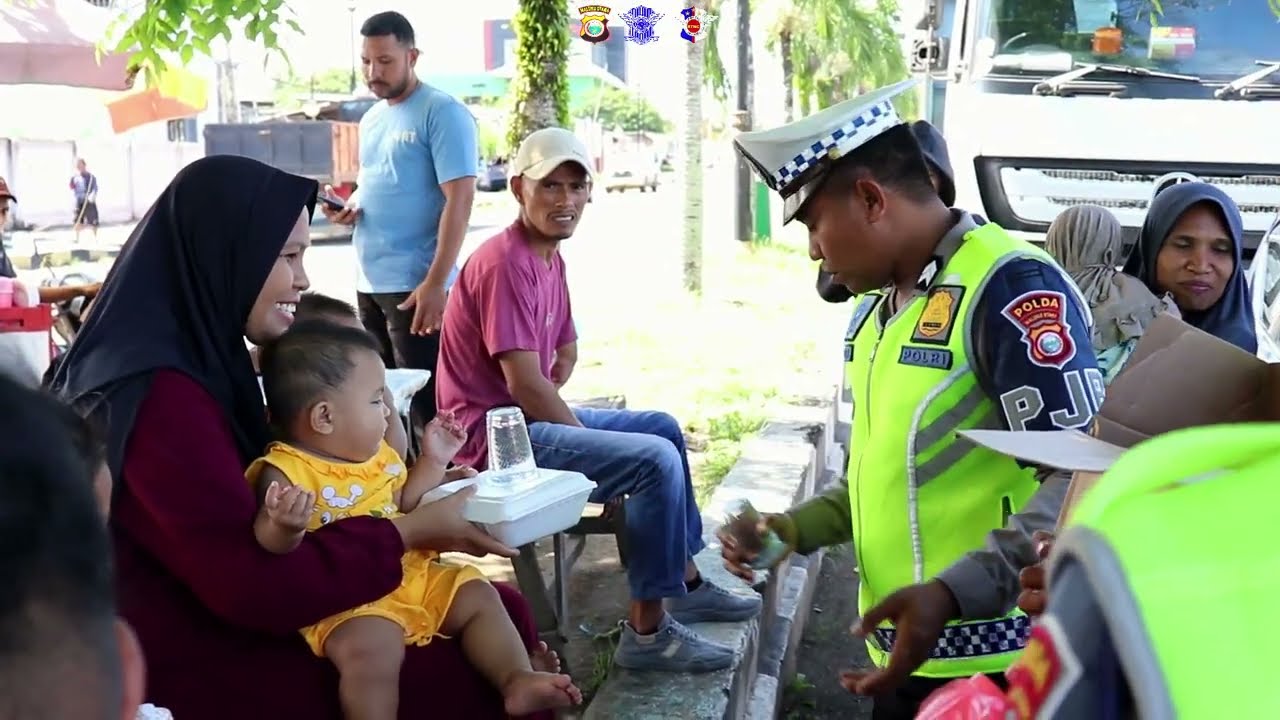 JUMAT BERKAH BERBAGI | SAT PJR DITLANTAS POLDA MALUKU UTARA