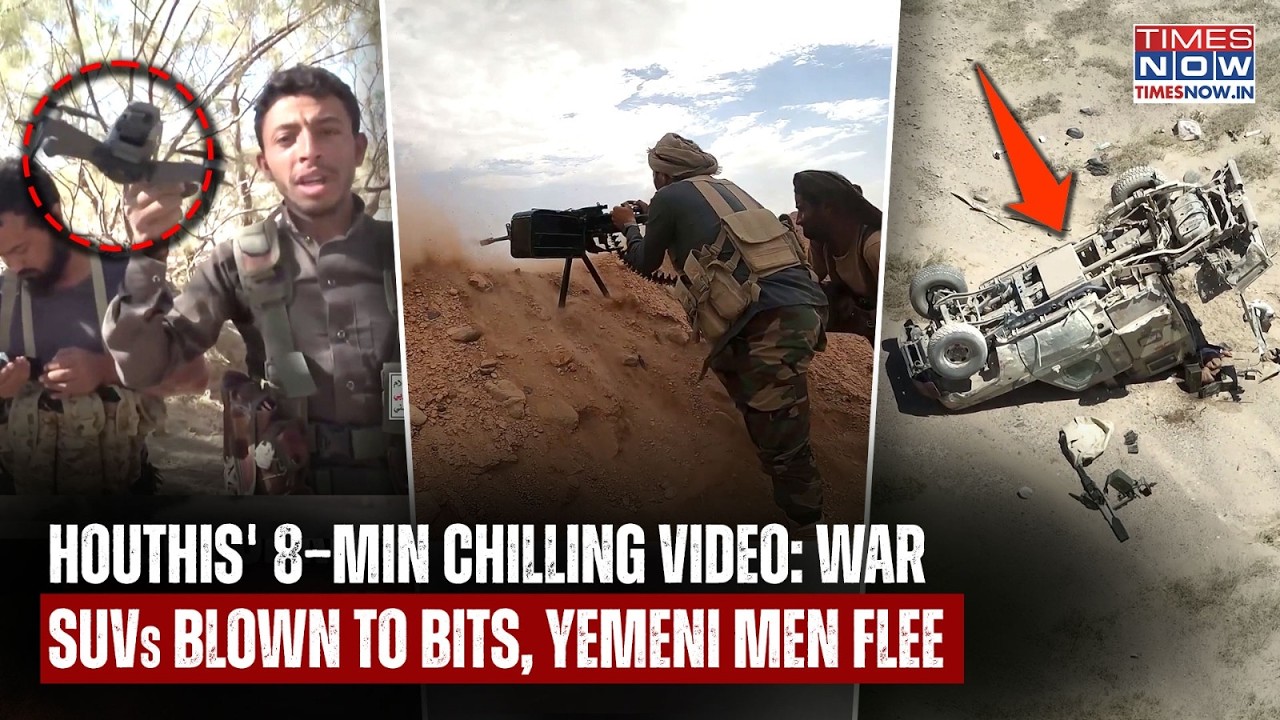 HOUTHI 8-MINUTE DRAMATIC VIDEO: Rebels Blow Up Armoured Vehicles, Yemen Troops Scream, Run In Panic