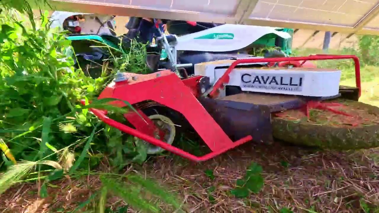 PROVA SU CAMPO - OREC RMK180 TRATTORINO TRINCIAERBA INTERFILARE