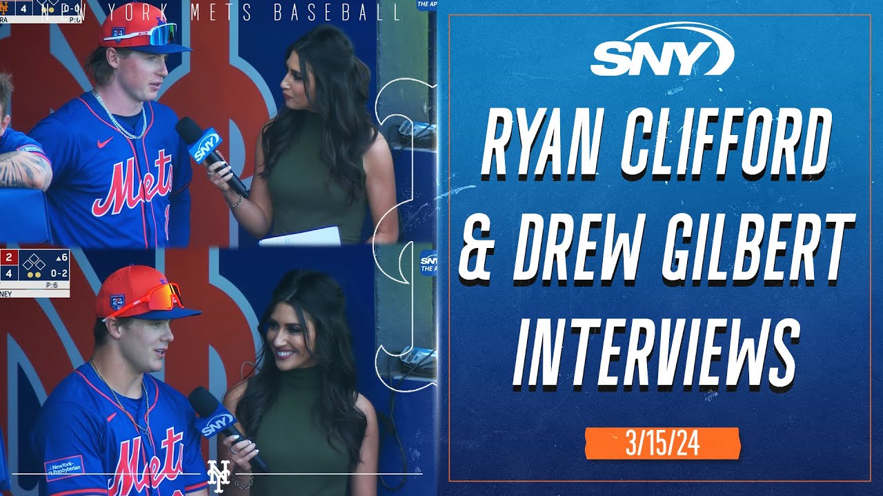 Top Mets offensive prospects Drew Gilbert & Ryan Clifford talk Spring Breakout game experience | SNY