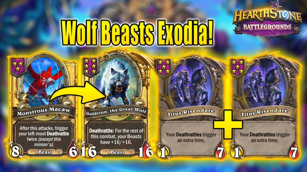 Wolf Beasts Exodia Build Is So Back! | Christian Hearthstone Battlegrounds