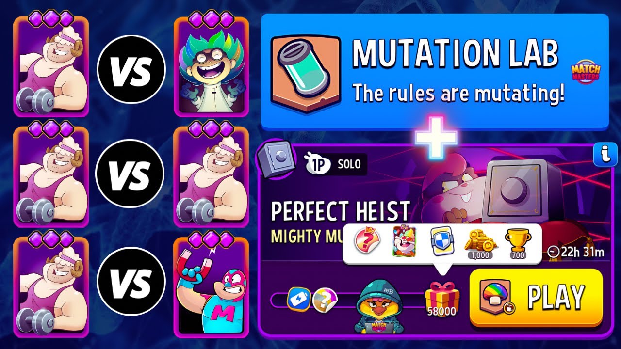 Mighty Mushrooms + Blow’Em Up Solo Challenge Perfect Heist/ x3 PVP Mutation Lab with WOOLLY WORKOUT