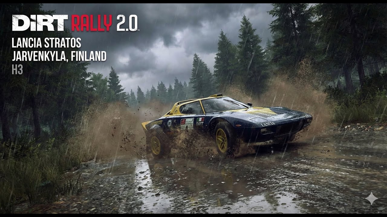 Dirt Rally 2.0 - Wyzwanie dnia - H3 - Lancia Stratos, Jarvenkyla, Finlandia