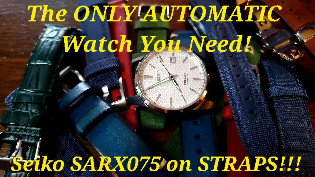 The ONLY AUTOMATIC Watch I Need!!! Seiko Presage SPB165 on STRAPS and MORE!!!!