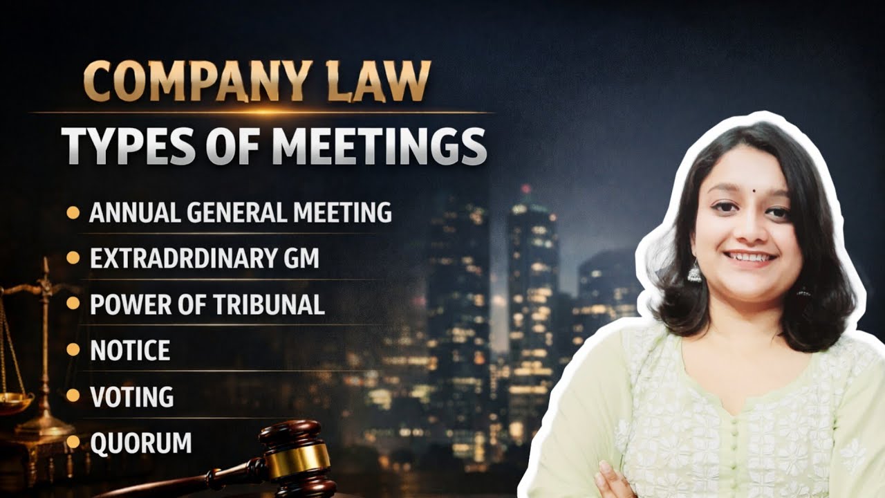 Types of Meetings | Company Law