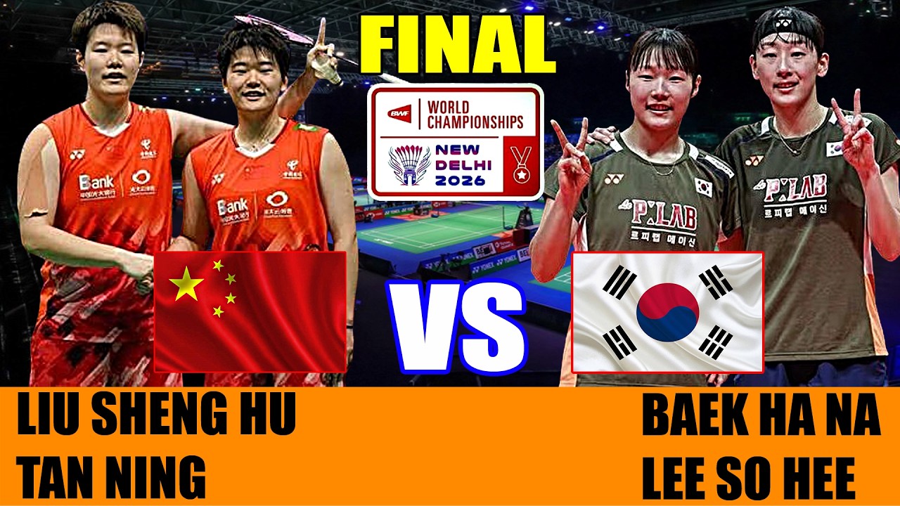 🔴LIVE FINAL - LIU Sheng Shu/TAN Ning vs BAEK/LEE - BWF World Championships 2026 - Live Reactions