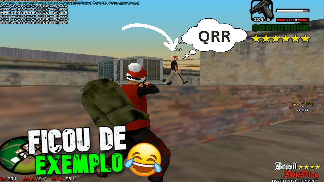 OS POLICIAIS FICARAM DE EXEMPLO - BRASIL ROLEPLAY - GTA SAMP ANDROID/PC